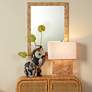 7_Chandler Natural Burl Wood 25" x 33" Rectangular Wall Mirror more views