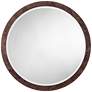 Chandler Round Mirror, Charcoal
