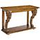 Chandon Collection Parquet Hand-Carved Console Table