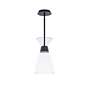 2_Chandra 13.75"H x 7.88"W 1-Light Mini Pendant in Black more views