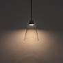 3_Chandra 13.75"H x 7.88"W 1-Light Mini Pendant in Black more views