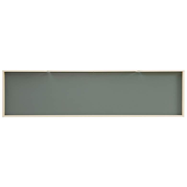 Image 3 Chandra 60" Wide Cream Weave Wood 4-Door Buffet more views