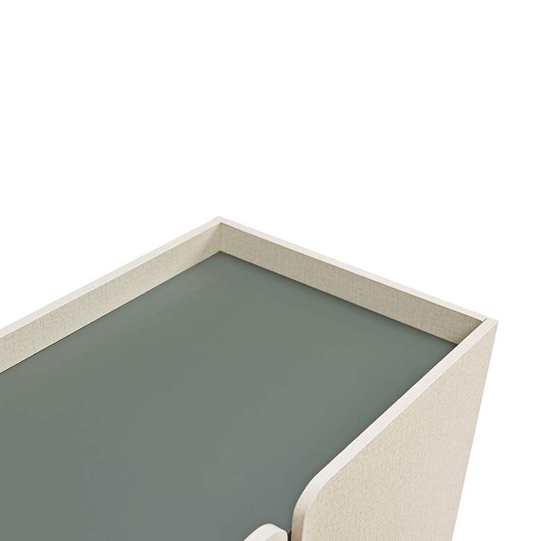 Image 4 Chandra 60" Wide Cream Weave Wood 4-Door Buffet more views
