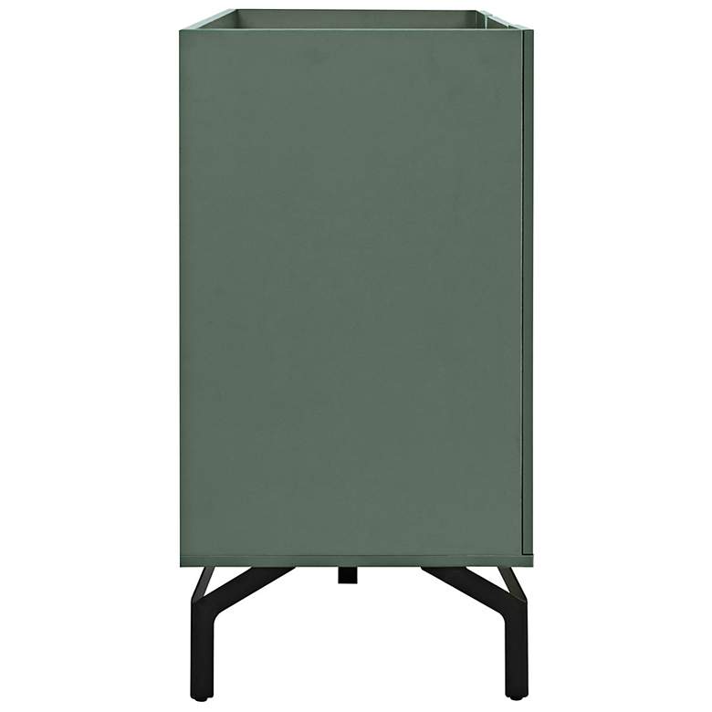 Image 7 Chandra 60" Wide Sage Green Wood 4-Door Buffet more views