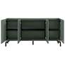 Chandra 60" Wide Sage Green Wood 4-Door Buffet