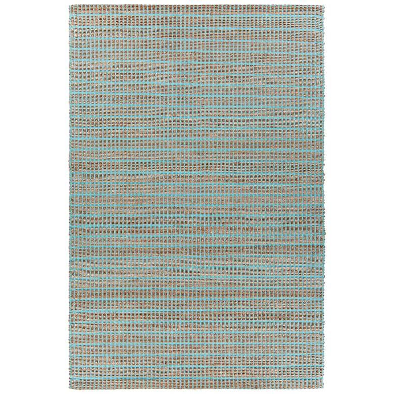 Image 1 Chandra Abacus 5'x7'6" Blue Hand-Woven Area Rug