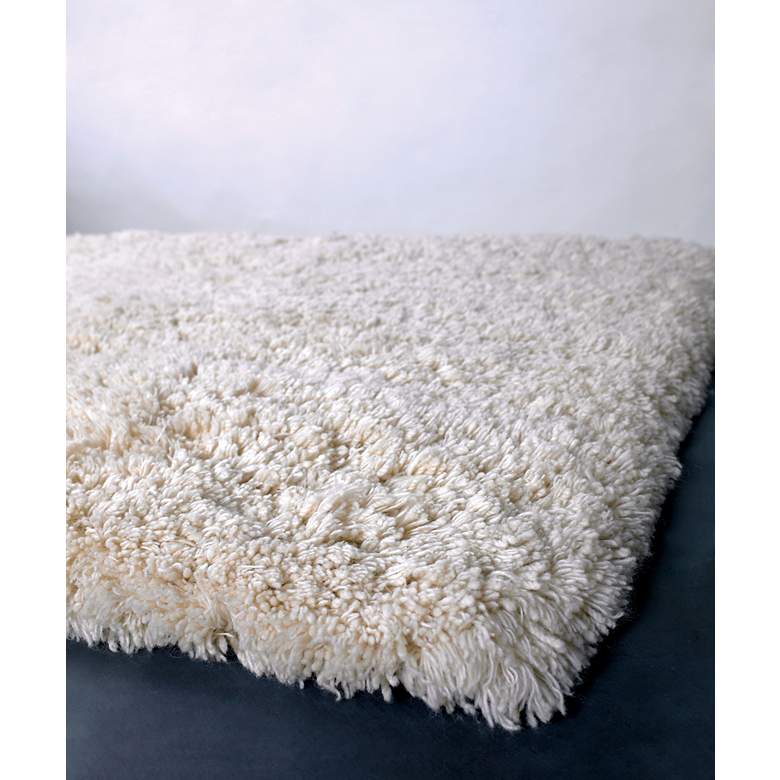 Image 2 Chandra Ambiance AMB4200 5'x7'6" Ivory Shag Area Rug more views