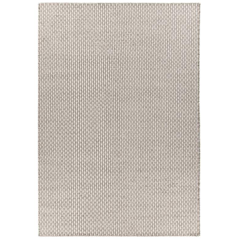 Image 1 Chandra Bristol 5'x7'6" Gray and White Wool Area Rug