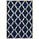 Chandra Davin DAV25825 Navy Wool Area Rug