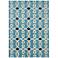 Chandra Davin DAV25837 Blue Wool Area Rug