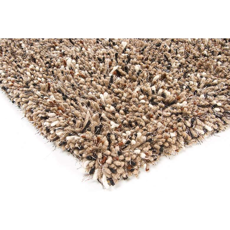 Image 2 Chandra Estilo EST18501 5'x7'6" Brown Shag Rug more views