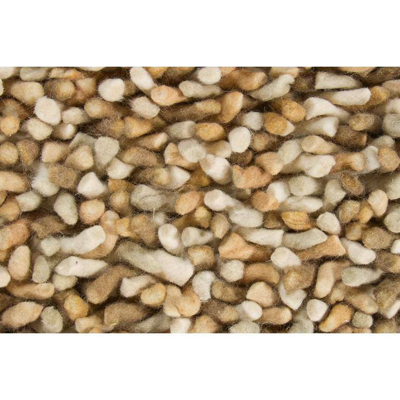 Image 3 Chandra Gems GEM9603 5&#39;x7&#39;6 inch Taupe and Ivory Shag Rug more views