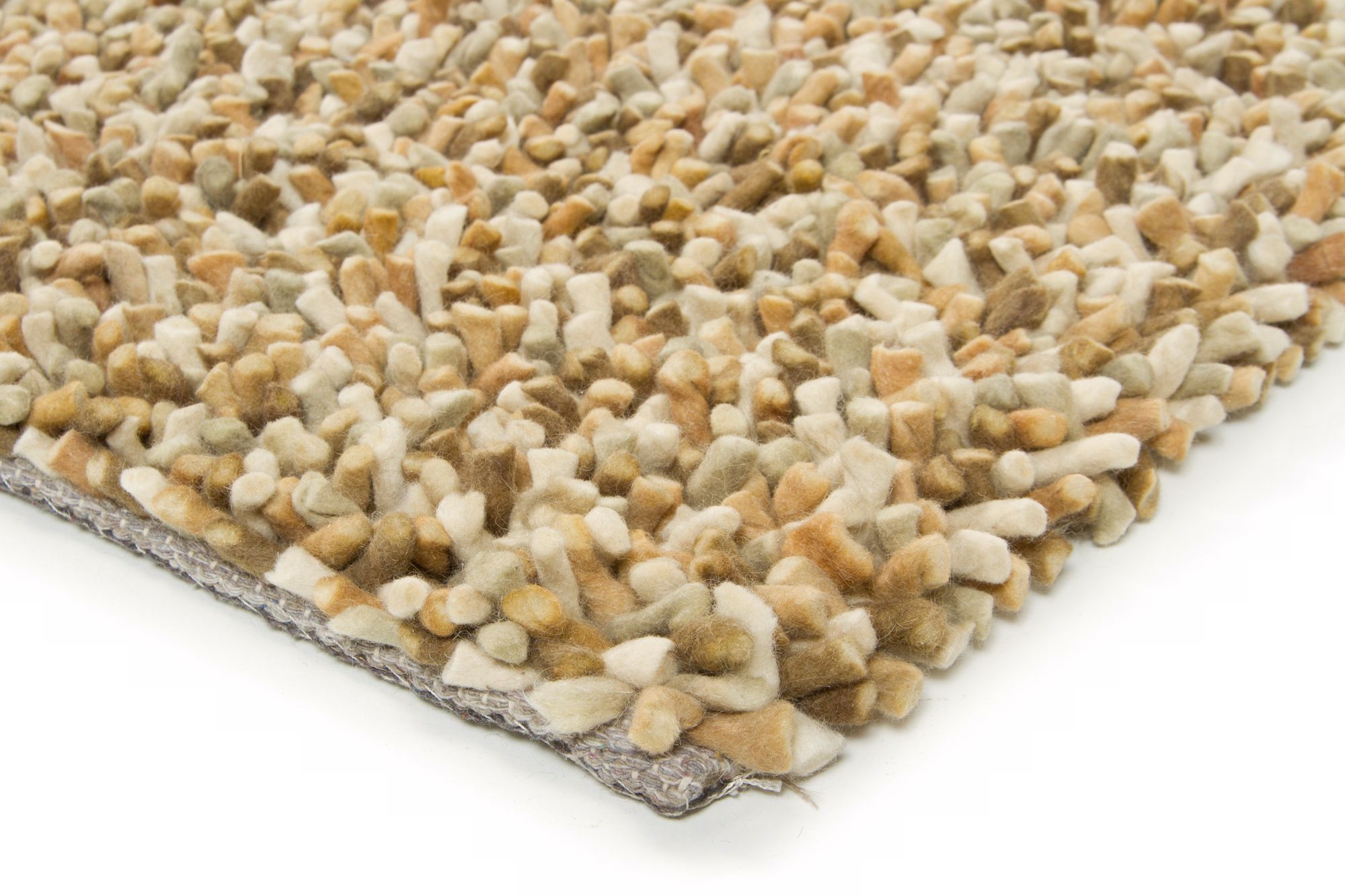 Thumbnail2 of Chandra Gems GEM9603 7'9"x10'6" Taupe and Ivory Shag Rug more views