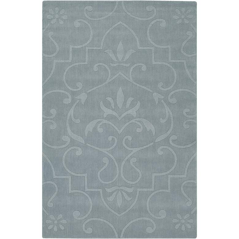 Image 1 Chandra Jaipur JAI18903 5&#39;x7&#39; Blue Area Rug