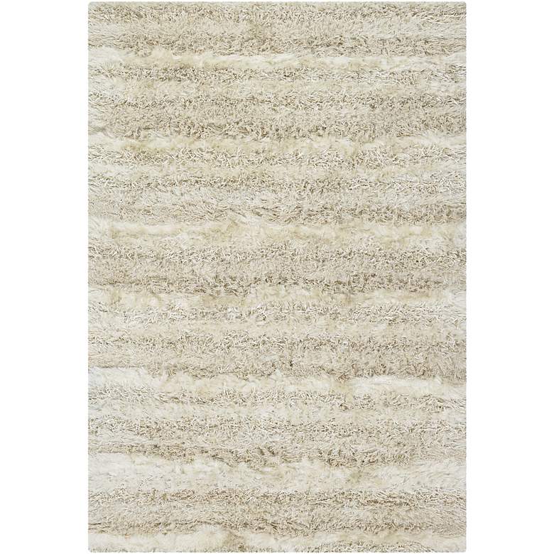 Image 1 Chandra Kapaa KAP15501 5'x7'6" Cream Shag Rug