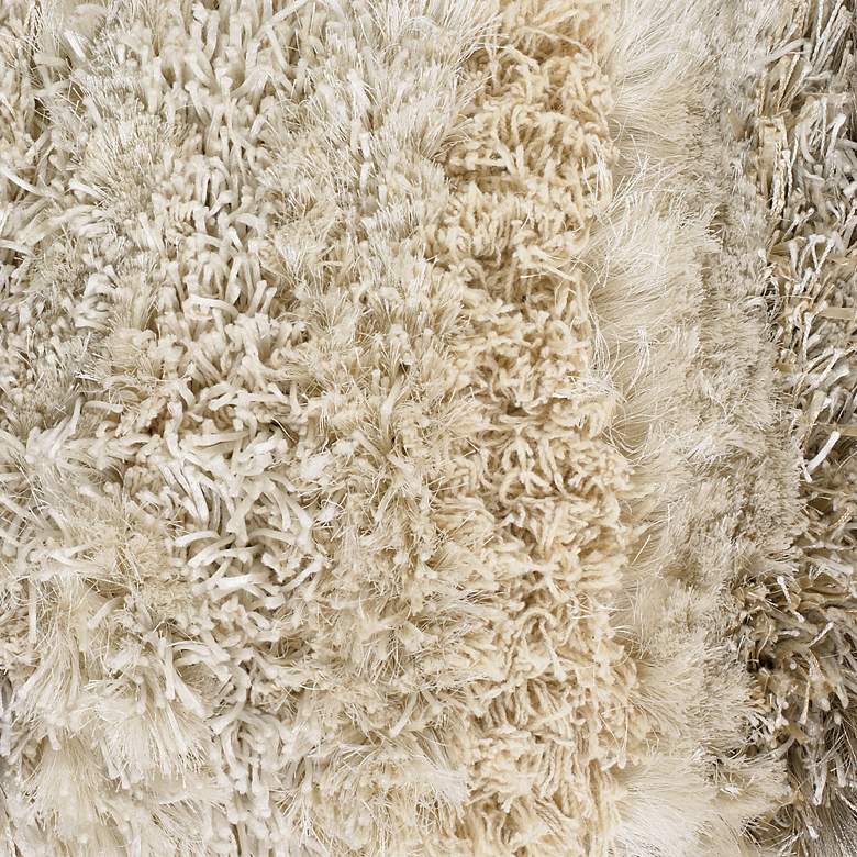 Image 3 Chandra Kapaa KAP15501 5&#39;x7&#39;6 inch Cream Shag Rug more views