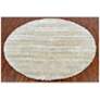 Thumbnail2 of Chandra Kapaa KAP15501 7'9"x7'9" Round Cream Shag Rug more views