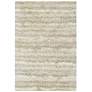 Thumbnail3 of Chandra Kapaa KAP15501 7'9"x7'9" Round Cream Shag Rug more views