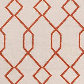 Image2 of Chandra Lima LIM25712 5'x7' Beige and Orange Area Rug more views