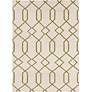 Chandra Lima LIM25714 5&#39;x7&#39; Beige and Green Area Rug