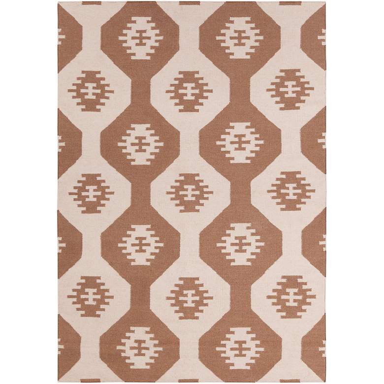 Image 1 Chandra Lima LIM25715 5&#39;x7&#39; Beige and Brown Area Rug