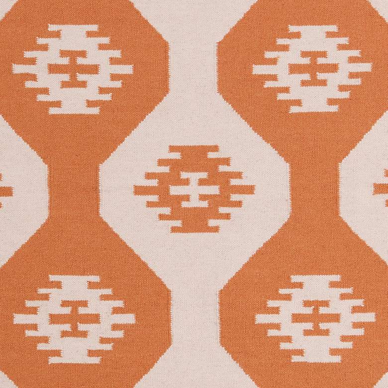 Image 2 Chandra Lima LIM25716 5&#39;x7&#39; Orange Wool Area Rug more views