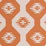 Chandra Lima LIM25716 5&#39;x7&#39; Orange Wool Area Rug