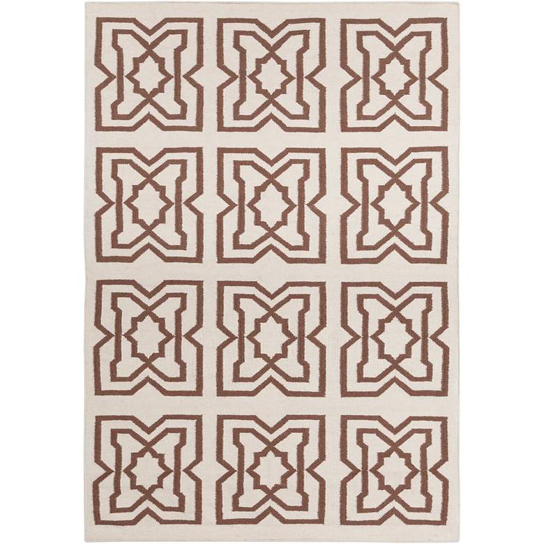 Image 1 Chandra Lima LIM25718 5&#39;x7&#39; Beige and Brown Area Rug