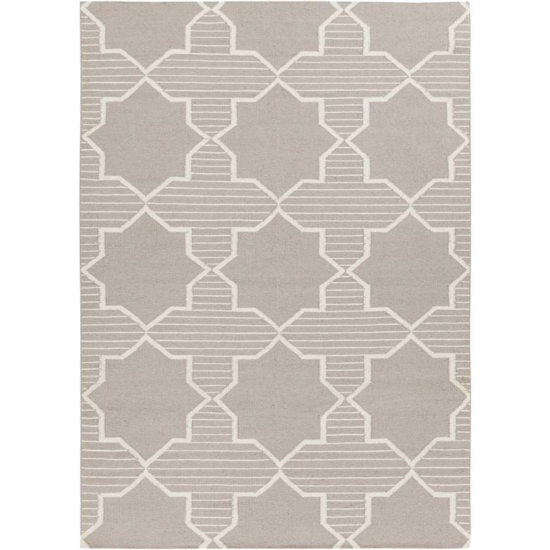 Image 1 Chandra Lima LIM25733 5'x7' Gray Wool Area Rug