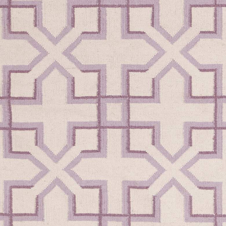 Image 2 Chandra Lima LIM25741 5&#39;x7&#39; Purple and White Area Rug more views