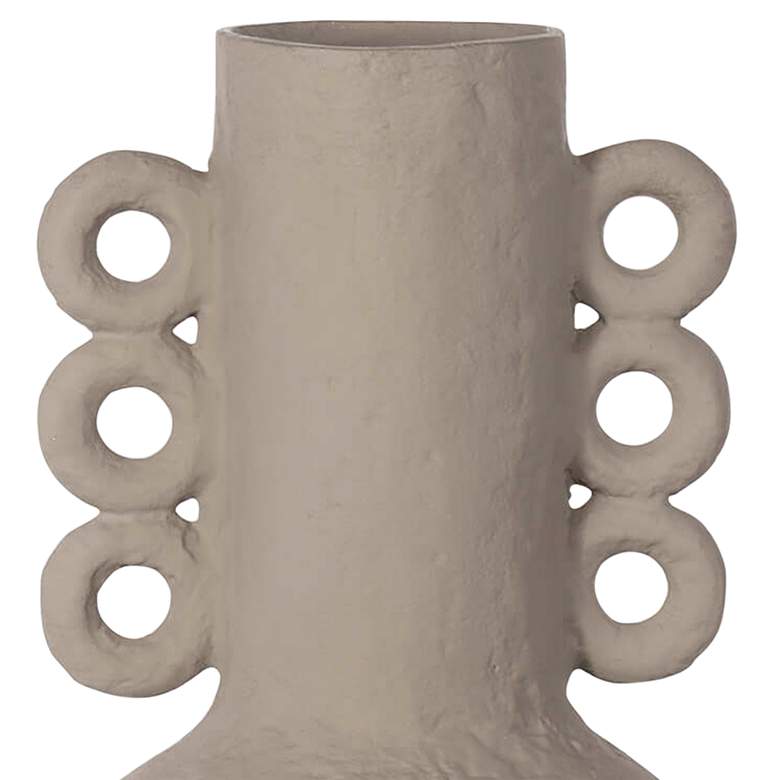 Image 2 Chandra Matte Brown 18" High Decorative Vase more views