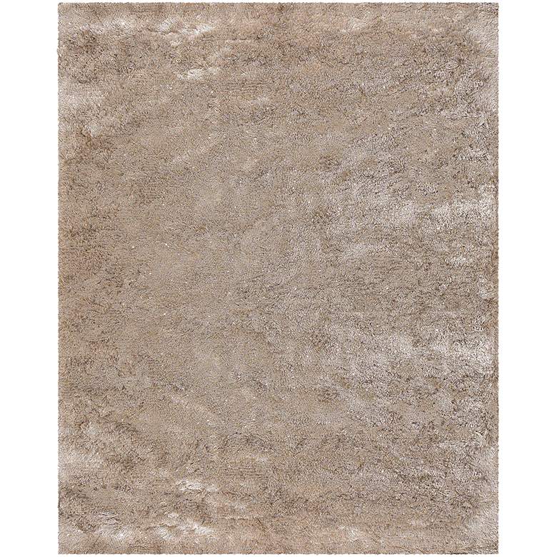 Image 1 Chandra Mercury MER6903 5'x7'6" Taupe Shag Area Rug