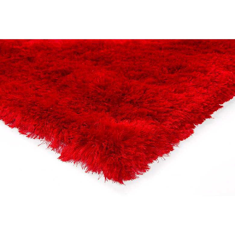 Image 2 Chandra Naya NAY18802 5'x7'6" Red Shag Area Rug more views