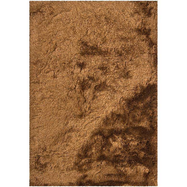 Image 1 Chandra Naya NAY18803 5'x7'6" Brown Shag Area Rug