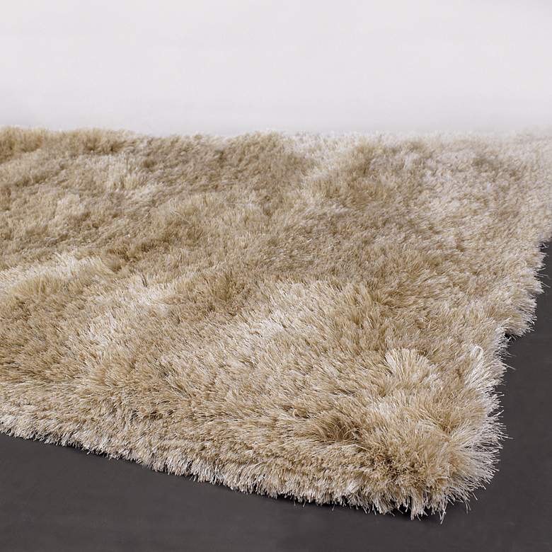Image 2 Chandra Naya NAY18804 5'x7'6" Tan Shag Area Rug more views