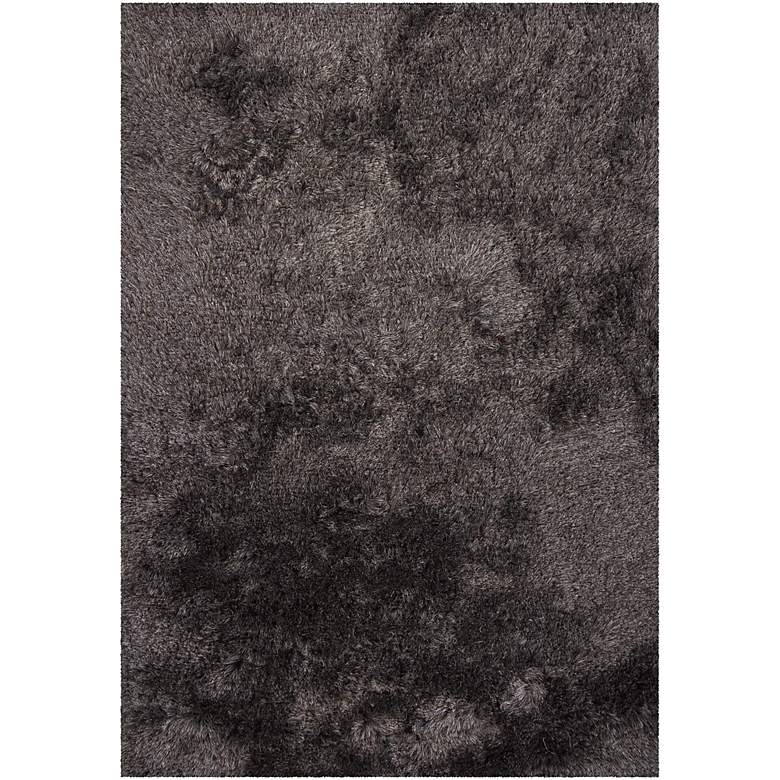 Image 1 Chandra Naya NAY18807 5&#39;x7&#39;6 inch Charcoal Shag Area Rug