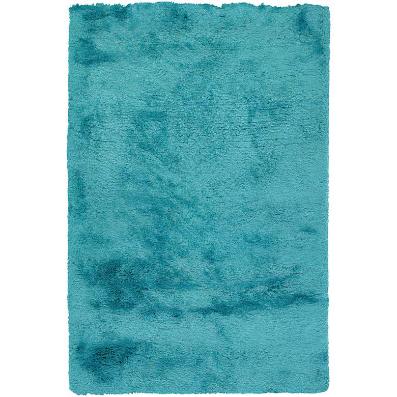 Image 1 Chandra Naya NAY18810 5'x7'6" Blue Shag Area Rug