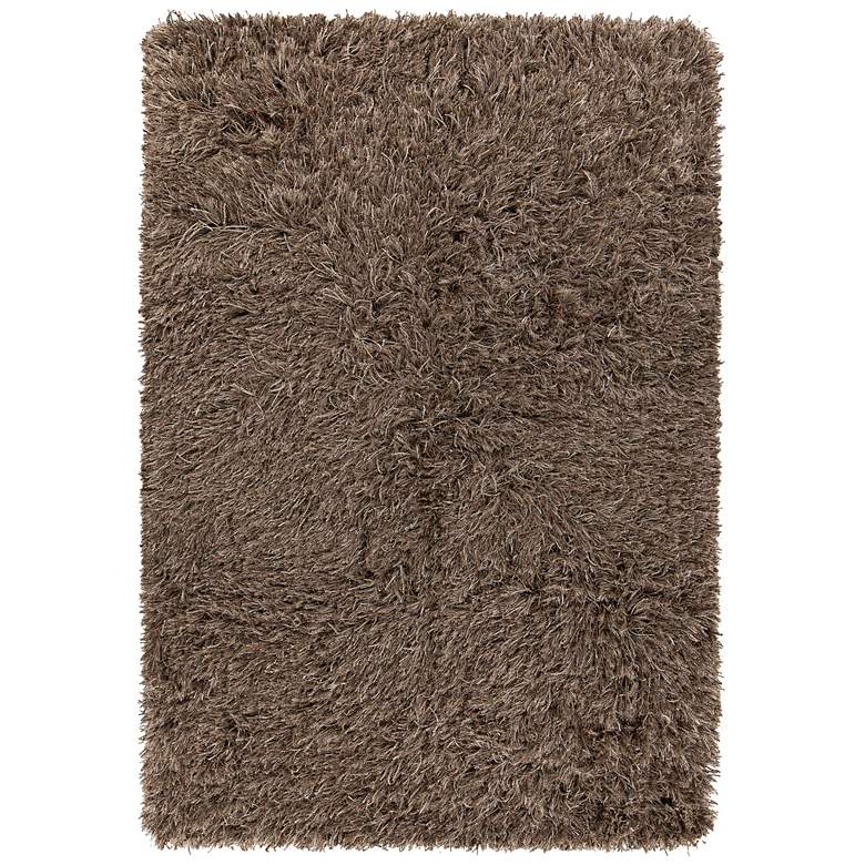 Image 1 Chandra Onex 5'x7'6" Camel Brown Shag Area Rug