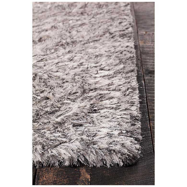 Image 2 Chandra Onex 5&#39;x7&#39;6 inch White Shag Area Rug more views