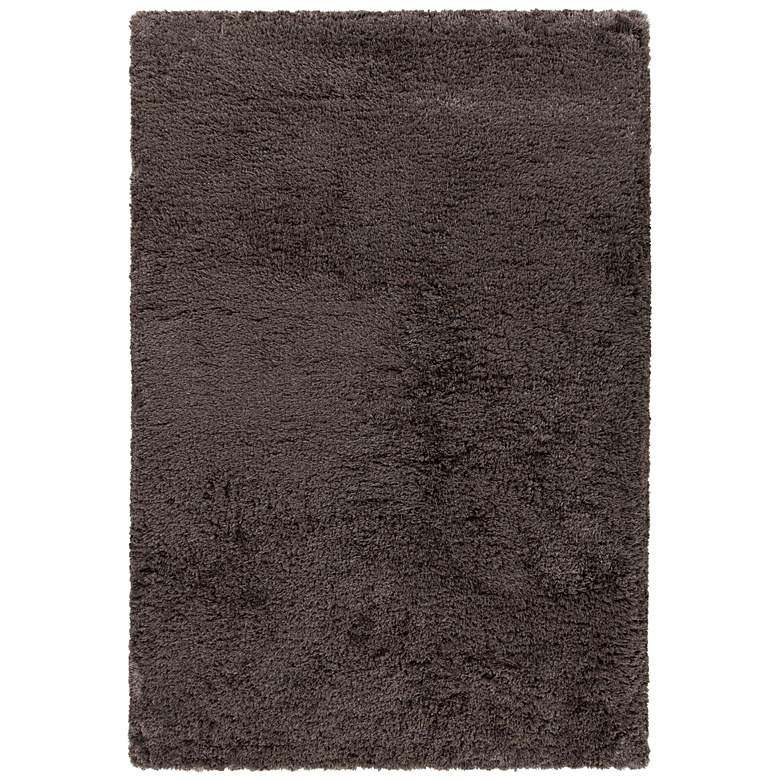 Image 1 Chandra Osim 5&#39;x7&#39;6 inch Brown Shag Area Rug