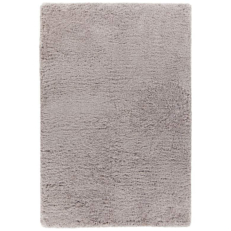 Image 1 Chandra Osim 5&#39;x7&#39;6 inch Silver Shag Area Rug