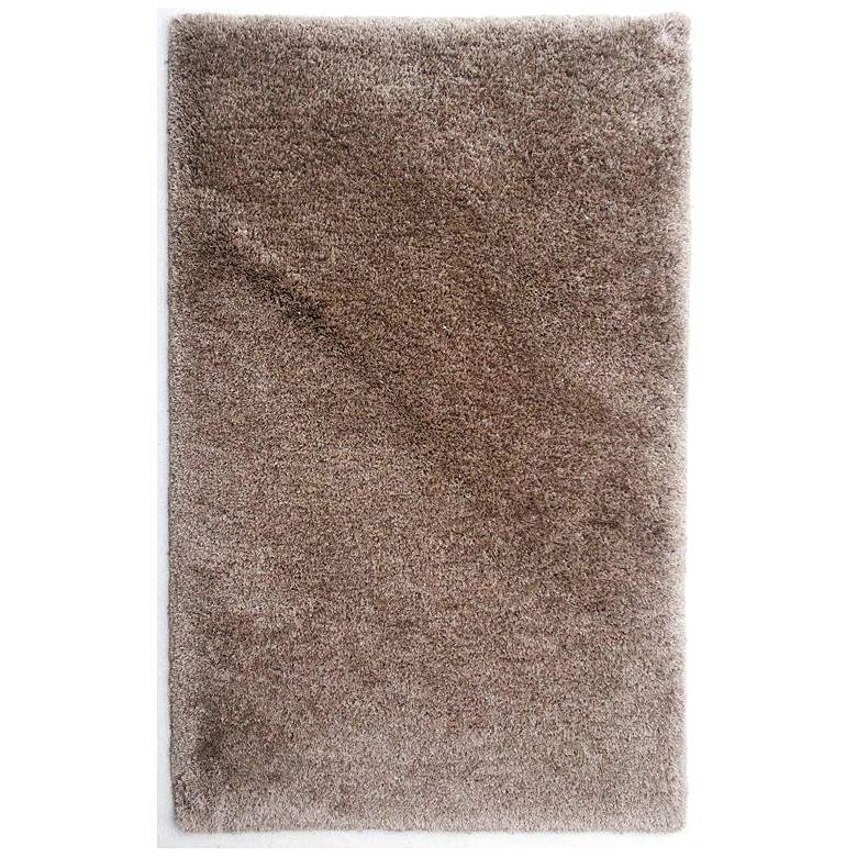 Image 1 Chandra Osim 5&#39;x7&#39;6 inch Tan Shag Area Rug