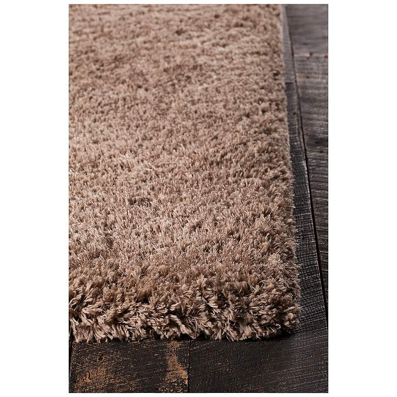 Image 2 Chandra Osim 5'x7'6" Tan Shag Area Rug more views