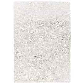 Image2 of Chandra Osim 5'x7'6" White Shag Area Rug