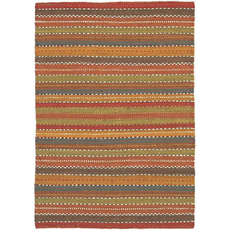 Image 1 Chandra Saket SAK3705 5'x7'6" Multi-Color Jute Area Rug