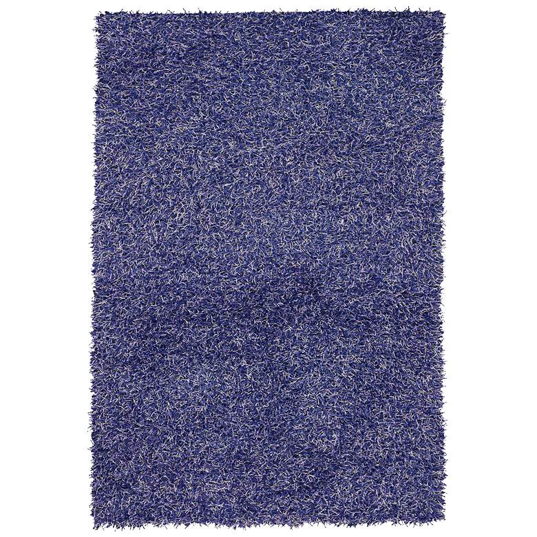 Image 1 Chandra Zara ZAR14500 5'x7'6" Purple Shag Area Rug
