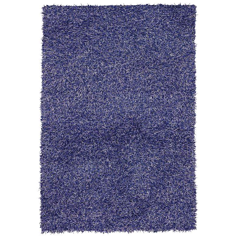 Image 1 Chandra Zara ZAR14500 5&#39;x7&#39;6 inch Purple Shag Area Rug