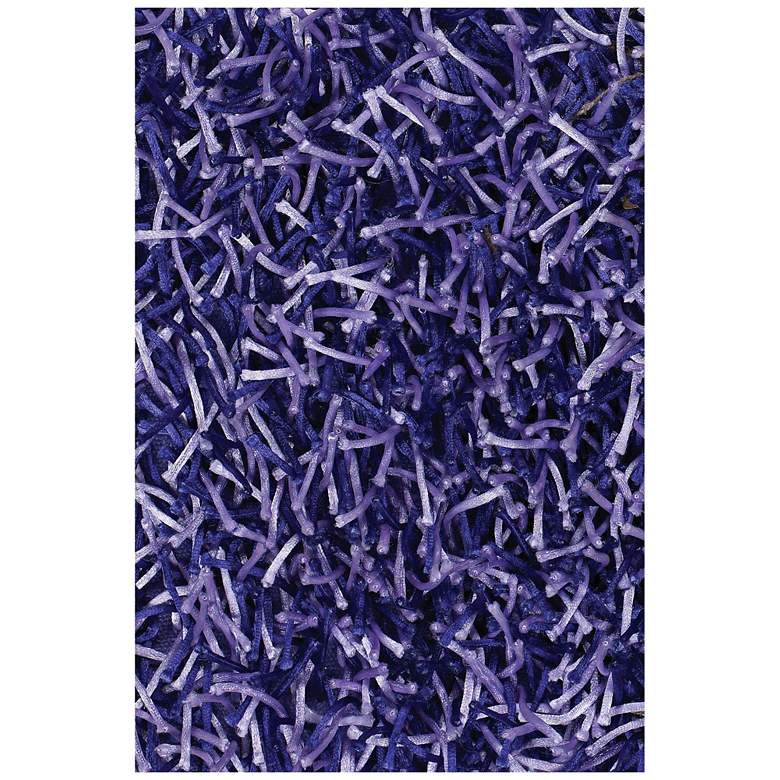 Image 2 Chandra Zara ZAR14500 5&#39;x7&#39;6 inch Purple Shag Area Rug more views