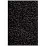 Thumbnail3 of Chandra Zara ZAR14503 7'9"x7'9" Round Black Shag Rug more views