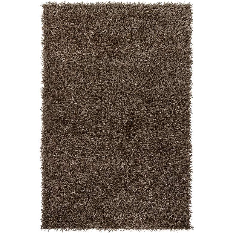 Image 1 Chandra Zara ZAR14506 5'x7'6" Gray Shag Area Rug